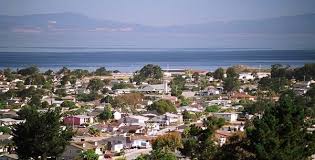 Aerial view of Seaside, California